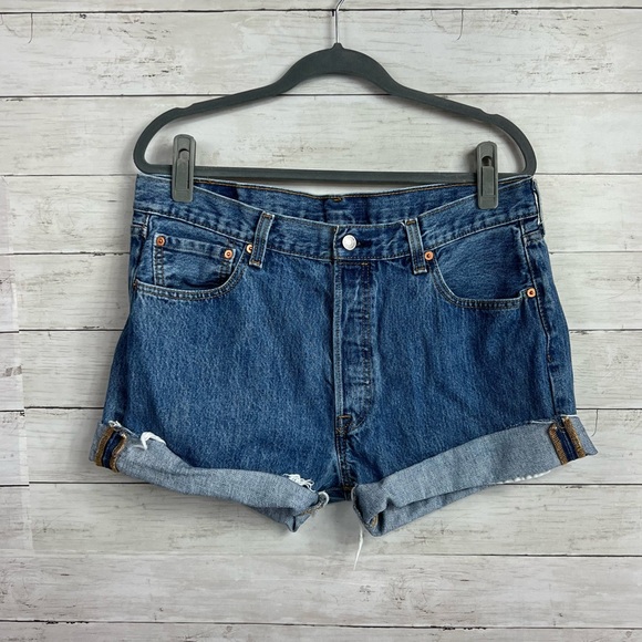 Levi's Pants - Levi’s 501 Medium Wash Denim Shorts